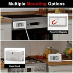 Digital Oven Thermometer with Probe Grill Meat Thermometer up to 572°F/300°C, Oven Thermometer Roasting for Barbecue Accessories for Kitchen, Roasting, Grill, Pizza