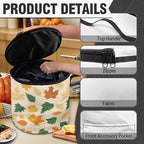 Thanksgiving Electric Pressure Cooker Storage Bag Kitchen Appliance Protective Pressure Cooker Insulation Bag for Women, Fallen Leaf
