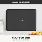 GreenPan Bakewell 13"x18" Baking Sheet Pan, Healthy Ceramic Nonstick Bakeware, PFAS-Free Durable Cookie Tray, Versatile Kitchen Essentials, Easy Clean Ovenware, Black