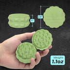 Kozo 2.5" Spice Grinder 2-Piece, Strong Grip By Kozo. (Green)