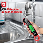 Meat Thermometer Digital, Instant Read Meat Thermometer with Backlight & Magnet for Kitchen, Beef, Grill, Turkey,IP67 Waterproof Cooking Thermometer