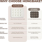 HONGBAKE Nonstick Ceramic Muffin Pan, 6 Cup Muffin tin for Baking, Non-toxic Cupcake Pan, Heavy-duty Aluminized Steel Cupcake Tray with Diamond Texture, Easy To Clean, Cream