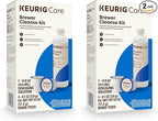 Keurig Brewer Cleanse Kit For Brewer Descaling and MaintenanceIncludes Descaling Solution & Rinse Pods,Compatible Classic/1.0 & 2.0 K-Cup Pod Coffee Makers,5 Count (Pack of 2)