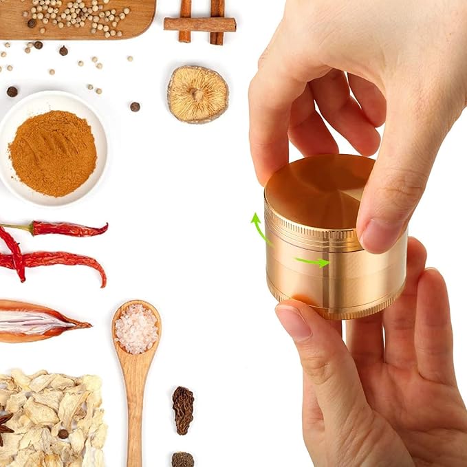 Spice Grinder 3 in (Gold)