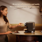 HIBREW H2B 5-in-1 Pod Coffee Maker - Compatible With 4 Coffee Capsule as Well as Espresso Powder, Makes Iced Coffee, Espresso, Cappuccino, Long Black. Hotel Kitchen Coffee Machine