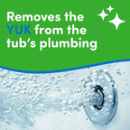 Oh Yuk Jetted Bathtub Cleaner Concentrate - 2 Single-Use Travel Pouches