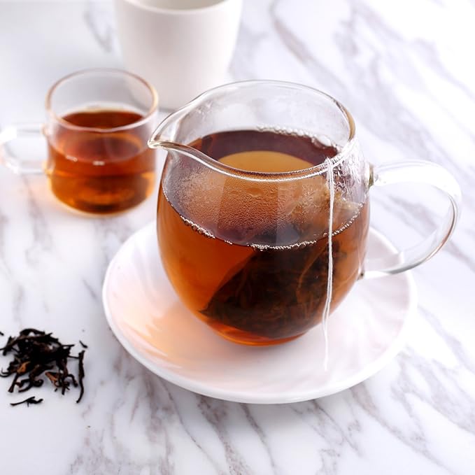 400 Pack Disposable Drawstring Tea Filter Bags Safe & Natural Unbleached Paper Tea Infuser Drawstring Empty Bag for Loose Leaf Tea (8 x 10cm, Natual Color)