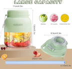 Portable Blender Personal blenders, 20oz Mini Blender for Shakes and Smoothies, Strong Cutting Power with 10 Blades, 600Ml Traveling Fruit Veggie Juicer Cup for Home, Sport, Office, Camping