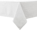 BALCONY & FALCON Rectangle Tablecloth Washable Wrinkle Resistant and Water Proof Table Cloth Decorative Linen Fabric Tablecloths for Dining Parties Kitchen Wedding and Outdoor Use (Owl Gray, 57x118)