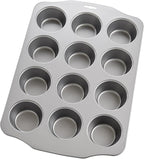 Mrs. Anderson's Baking 12-Cup Muffin Pan, Carbon Steel with Non-Stick Coating, PFOA Free, 14-Inches x 10.5-Inches