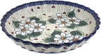 Blue Rose Polish Pottery Ladybug Pie Plate