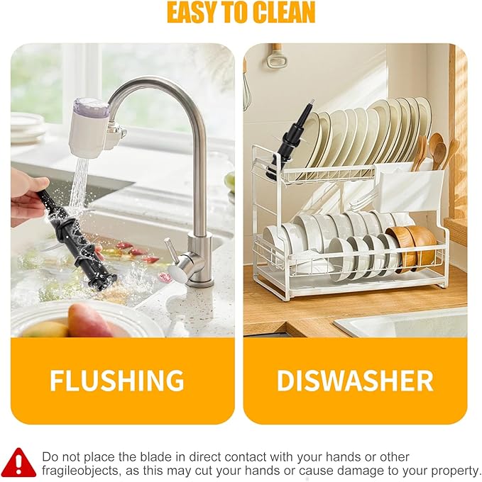 Blender 6 Blade Replacement Parts for Ninja 72 OZ Pitcher, Blender Accessories Compatible with Kitchen System 1100W 1200W 1500W Pitcher BL500C BL660C BL642 BL700C BL780 NJ600RC NJ602CO NC600CCO