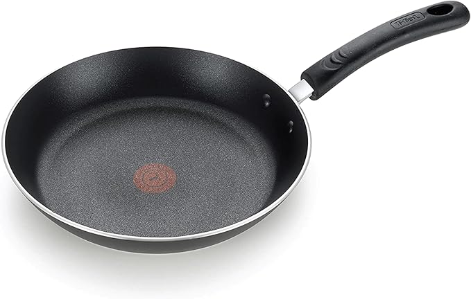 T-Fal Experience Nonstick Fry Pan 8 Inch, Induction Compatible, Oven Safe 400F, Cookware, Non Stick Frying Pan, Skillet, Cooking, Kitchen, Egg Pan, Pots and Pans, Home, Dishwasher Safe, Black