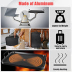 Flat Top Grill - Non-Stick Stovetop Griddle, Aluminum, Dishwasher Safe