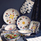 Pie Pans, 11 Inches Ceramic Quiche Pans, Round Pie Tins for Pie, Pizza, Cake, Dinner, Banquet,Oven Safe