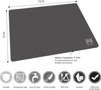 ZVP Flexible Plastic Cutting Board Set of 5 Gradient Color, Colorful Chopping Boards, BPA Free Mats, Non-Slip, Dishwasher Safe, 15x12 Inch, Gray Neutral Colors