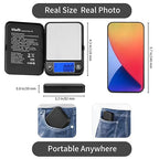 Vitafit 500g Digital Pocket Scale,High Accuracy Assured by Scale Professional Factory Since 2001, Gram Scale 0.01g for Multifunction: Lab,Food, Kitchen,Coffee,Jewelry; Black
