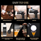 Cocktail Bubble Smoke Gun Accessories, 10 ml, Includes 4 Contains, 4 Aromatic Flavor Oils, Bland Flavor
