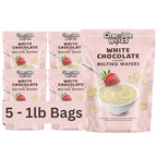 Chocolate Works Melting Chocolate Parent (1.0 lb (Pack of 5), White Chocolate)
