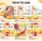 Portable Blender for Smoothies & Shakes - Cordless Personal Size Blender with 6 Blades, 380Ml Juice Cup, Lightweight & Rechargeable, Freshly Squeezed for Picnic/Sports/Office, Mother's Day