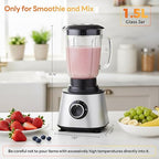 NEWBULIG Food Processor 2 Cup, Electric 1.5L Food Chopper for Meat, Vegetables, Dough, Puree, Shredding & Blending, 2 Adjustable Speeds, Sharp Blades, Safety Lock