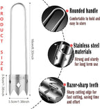 Red Bell Pepper Corer & Apple Corer Tool, 304 Stainless Steel Bell Pepper Seed Remover, Vegetable & Fruit Corer for Stuffed Peppers, Pear, Pineapple, Easy Clean Dishwasher Safe Kitchen Prep Tool