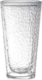 KLIFA- NICE- 20 oz, Set of 4, Acrylic Insulated Tumbler Set, Double-wall Drinking Glasses, BPA-Free, Shatter-Proof Plastic Drinkware, Dishwasher Safe Cups, Assorted
