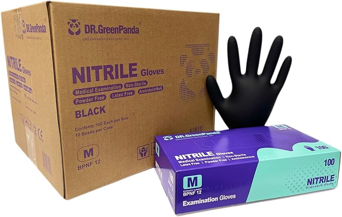 Nitrile Food Safe Disposable Medical Gloves Latex Free Powder Free for Food Prep Cooking Cleaning Exam 3mil