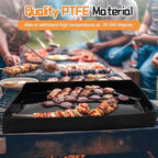 Teenyyou 4 Pcs 12 x 12 x 1 Inch PTFE Solid Oven Basket Non Stick Cooking Basket Cooking Trays for Quick Oven Accessories Baking Chips Chicken Wings Bread Heating