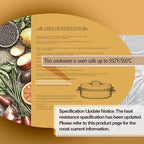 19” Turkey Roasting Pan Enamel Oval Granite Large Roaster Pan with Lid with 17in Inner Diameter Large Capacity Suitable for Thanksgiving Enamel Cook Ware Dishwasher Compatibility Oven Christmas Gift