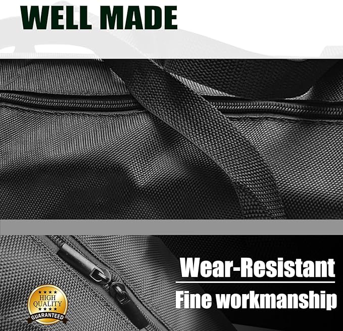 BBQ Accessories Storage Bag, Tool Bag for Barbecue Tools Storage, Grill Accessory Storage, Outdoor Camping Barbecue Carry Bag,Can Hold Grill Utensils Up to 18", BBQ Gifts for Men