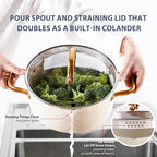 Pots and Pans Set Nonstick - Granite Cookware + Bakeware Set Kitchen Cookware Sets With Dutch Oven, Frying Pans, Saucepan, Sauté Pan, Silicone Utensils, Cookie Sheet, Baking Pan Set for Cooking Gifts