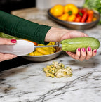Zucchini Corer Tool Portable Vegetable Corer Cordless, Electric Scraping Scale Machine Scraper With 2 Cutter Head, Stainless Steel Rechargeable Fruit Digging, Professional Remover Tool Veggie Drill