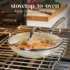 Rachael Ray Cucina Ceramic Cookware Set - 13 Pieces - Ceramic Pots and Pans Set w/Nonstick Frying Pans, Saute Pan, Saucepans, Stockpot, Lids, Pan Protectors & Cooking Utensils - Almond