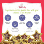 Baketivity Snow Globe Cookies Baking Kit - Duff Goldman Cooking Recipe - DIY Family Fun Cookie Making Kit - Pre Measured Ingredients Cookie Baking Kit for Kids - Tiny Gift for Kids, Teens, And Adults