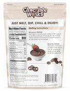 Chocolate Works Dark Chocolate Melting Chocolate Wafers, 2.5lb (Pack of 1)