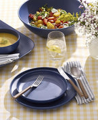 Oneida 898350 24/7 Outdoor Living 12-Piece Flatware Set, Mirror/Faux Wood