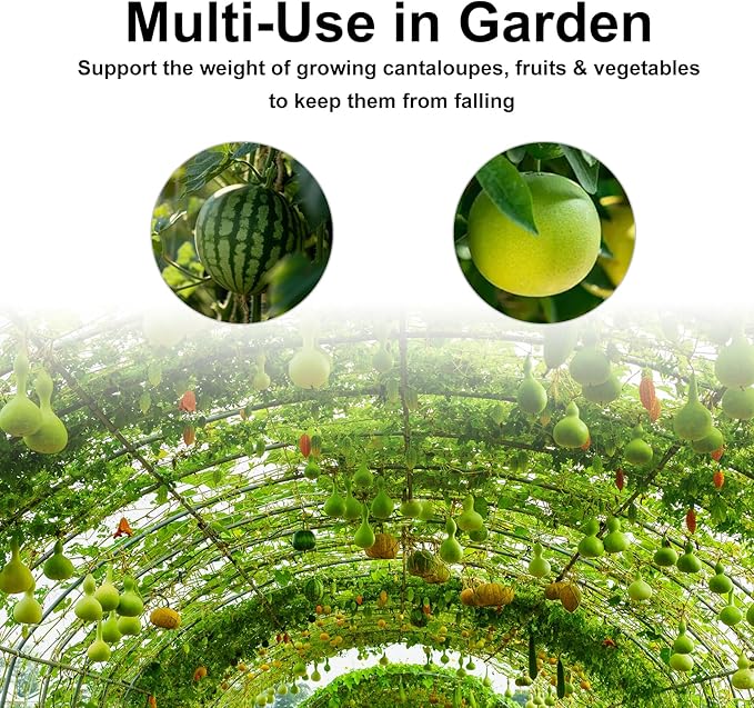 100Pcs Produce Mesh Bags,20 Inch Seafood Boil Bags Packing Supplies Net,Reusable Mesh Nylon Netting Bulk Storage Bag for vegetables Storage Fruits Seafood and Other Agricultural Products(Yellow)