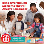 Baketivity Classic Ice Cream Sandwiches Kids Baking Kit - Cooking Kit for Kids with Premeasured Ingredients STEM Recipe Book and Lessons - Great Gift for Girls and Boys Ages 6-12