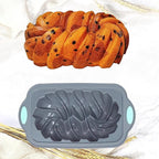4 Piece Silicone Loaf Pan for Baking Bread, Non-Stick Kitchen Oven Bread Pan, Perfect for Banana Bread, Sandwich Bread, Pound Cake and Meatloaf, 4 Cups, Grey