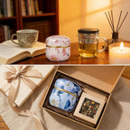 HAN SHENG 6 Pcs Airtight Tea Storage Tins 10 OZ, Food Storage Containers for Coffee Beans, Spices, Sugar