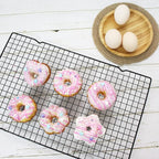 To encounter 24Pack Silicone Molds, Nonstick 3 inches Donut Mold, Silicone Baking Cups, Donut Pan, Muffin, Jello, Bagel Pan, Oven- Microwave- Dishwasher Safe
