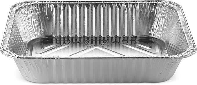NYHI 30 Pcs Aluminum Pans 9x13 Disposable Baking Tin Foil Pan with Lids for Cooking Baking Takeout Containers for Leftovers Heavy Duty Foil Pans Freezer Container Catering Supplies