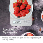 SKEAP Food Scale, 11lb Digital Kitchen Scale with 2 Units LCD Display and Tare Function,Weight Grams and Ounces for Baking Cooking Coffee Package Postage