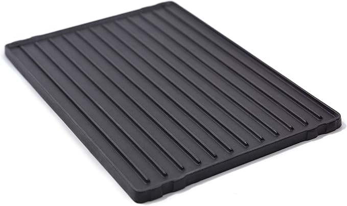 GrillPro 91212 Universal Porcelain Coated Cast Iron Griddle, Black