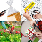 iBayam All Purpose Kitchen Scissors, Kitchen Shears with Protective Sheath Durable Stainless Steel Sharp Scissors, Dishwasher Safe, Soft Grip Handle for Cooking Food Herb Pizza Salad Seafood, 8.5 Inch