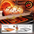 Wildone Baking Sheet Pan Set, Honeycomb Embossed Nonstick Baking Sheet 15x10 In, Thicker Carbon Steel Cookie Sheet, Even Heating Jelly Roll Pan, Rose Gold, 2 Pack
