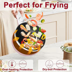 Dezin Hot Pot Electric Upgraded, Non-Stick Sauté Pan, Rapid Noodles Electric Pot, 1.5L Mini Portable Hot Pot for Steak, Egg, Fried Rice, Ramen, Oatmeal, Soup with Power Adjustment