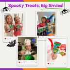 Zombie Push-Up Pops Baking Kit for Kids Halloween Baking Kit with Pre-Measured Ingredients Zombie Decorations & Step-by-Step Guide DIY Cake & Pudding Push-Up Pops Kit Fun Family Activity Party Gift