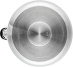 Farberware Teakettles Stainless Steel Egg-Shaped Whistling Induction Tea Kettle, 2.3 Quart, Silver